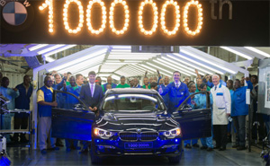 BMW 1 millionste Fahrzeug lief in Rosslyn vom Band