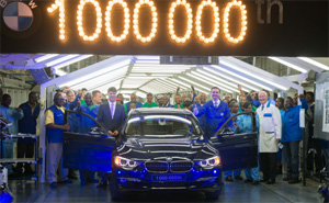 BMW 1 millionste Fahrzeug lief in Rosslyn vom Band
