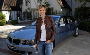 Hilary Swank und Ihr BMW Hydrogen 7
