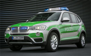 BMW X3 Polizei
