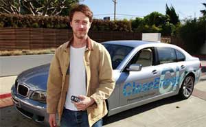 Edward Norton fhrt BMW Hydrogen 7