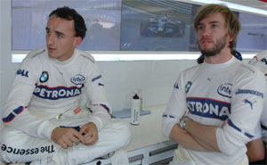 Nick Heidfeld and Robert Kubica