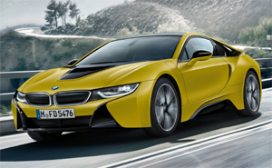 BMW i8 Frozen Yellow Edition