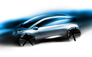BMW Group Megacity Vehicle Designskizze