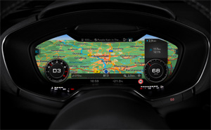 Virtual Cockpit im Audi TT