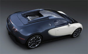 Bugatti Veyron blue carbon