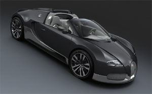 Bugatti Veyron grey carbon