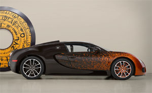 Bugatti Grand Sport als Kunstwerk