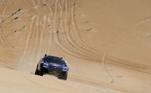 Carlos Sainz/Michel Prin (E/F), Volkswagen Race Touareg 2, UAE Desert Challenge, Etappe 3