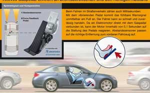 Aktives Gaspedal von Continental