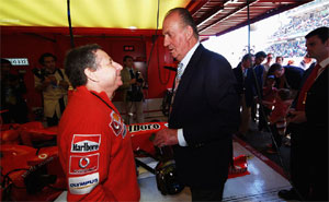 Jean Todt and Juan Carlos