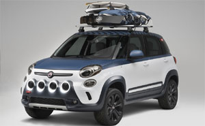 Fiat 500L im Surfer Stil