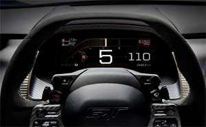 Ford GT mit digitalem 10-Zoll-Instrumenten-Display