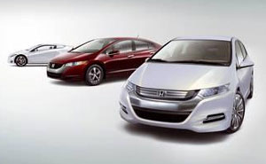 Honda Insight Concept, FCX Clarity, CR-Z