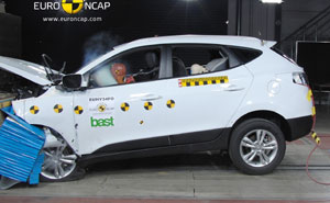 Hyundai ix35 beim Euro NCAP Crashtest