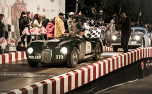 Jaguar bei der Mille Miglia