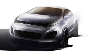 Kia Rio Skizze