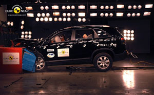 Kia Soento beim Crash-Test