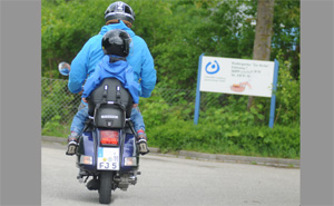 Zweiradfahren mit Kind