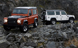 Land Rover Defender Fire und Ice