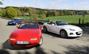 Mazda MX-5 3 Generationen