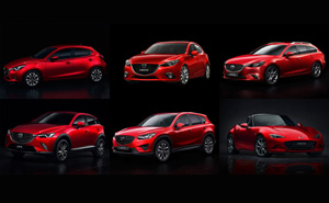 Mazda Rubinrot Metallic