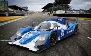 Mazda SKYACTIV-D powered LMP2 racercar