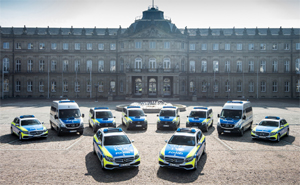 Polizei Baden-Württemberg übernimmt neue Mercedes-Benz Fahrzeugflotte