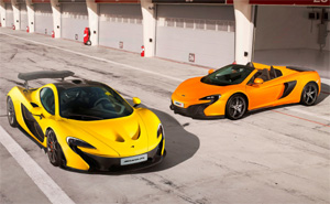 McLaren P1 und 650S Spider