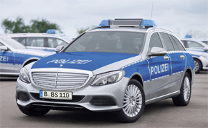 Mercedes-Benz C-Klasse T-Modell als Polizeifahrzeug