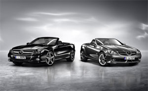 Mercedes-Benz SL Night Edition und SLK Grand Edition