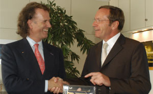 Andr Rieu und Werner Staib