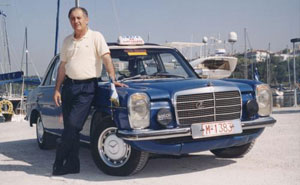 Gregorios Sachinidis Mercedes-Benz 240 D von 1976 mit 4,6 Mio Kilometer