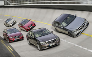 Mercedes-Benz E-Klasse Modellprogramm: Limousine, T-Modell, Cabriolet, Coup und E 63 AMG