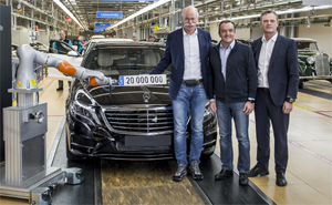 Mercedes-Benz 20-millionste Fahrzeug produziert
