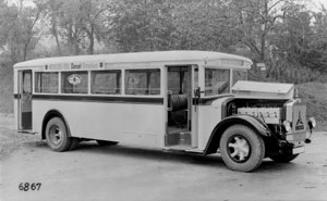 Mercedes-Benz O 4000 mit Dieselmotor und Stahlaufbau, 1930