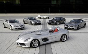 Mercedes-Benz SLR McLaren Stirling Moss, 300 SLR, SLR Coup, SLR 722 Edition, SLR Roadster, SLR Roadster 722 S