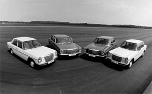 Mercedes-Benz Typen 200 D, 220 D, 240 D und 240 D 3.0 in Sindelfingen (Baureihe 114/115), 1974