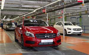 Mercedes-Benz A-Klasse Produktion