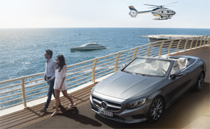 Mercedes-Benz an der Cote dAzur