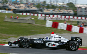 GP Spanien, Training: David Coulthard, West McLaren Mercedes