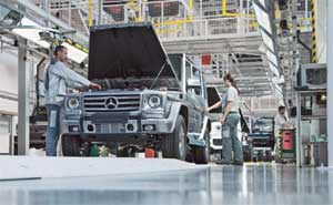 Mercedes-Benz G-Klasse Produktion
