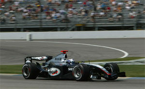 GP USA, Training: David Coulthard, West McLaren Mercedes