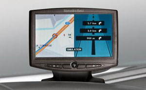 Neues Truck-Navigationssystem fr Mercedes-Benz Lkw