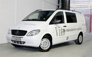 Mercedes-Benz Vito fhrt batterie-elektrisch ohne Emissionen