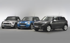 MINI Cooper D Countryman, MINI Cooper S Clubman und MINI Cooper S 50 Camden