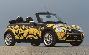 MINI Cabrio designed by Donatella Versace