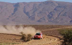 Mitsubishi bei der Rallye Dakar