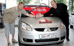 Mitsubishi exklusiver Fahrzeugsponsor der Hannover Scorpions