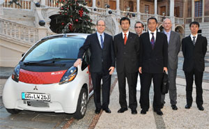 Mitsubishi i MiEV in Monaco